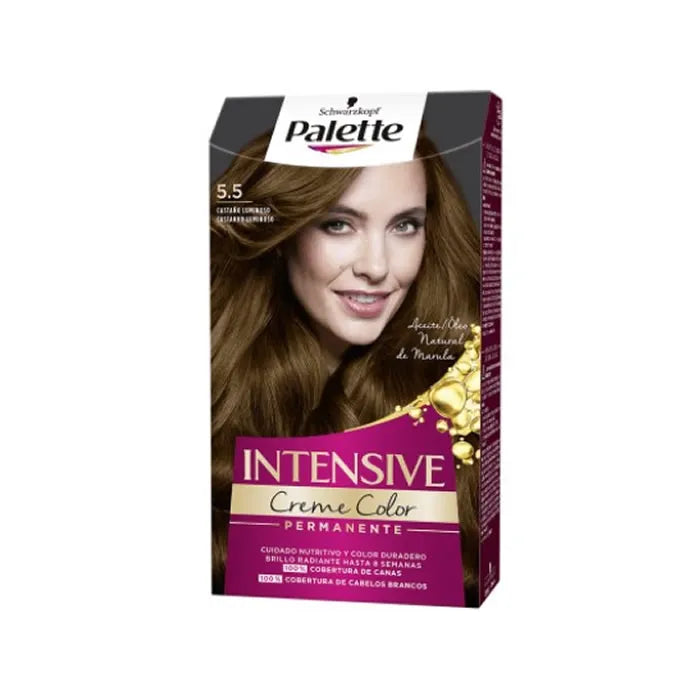 SCHWARZKOPF SCHWARZKOPF Palette Intensive Creme Color Haarfarbe 5.5 Luminous Brown Braun