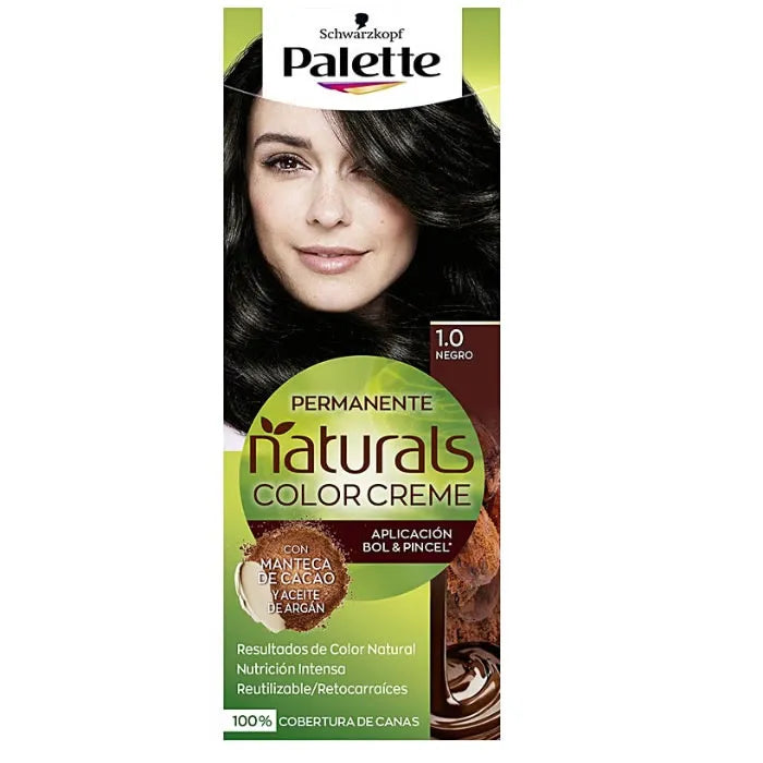 SCHWARZKOPF SCHWARZKOPF Palette Naturals Color Creme Haarfarbe 1.0 Schwarz