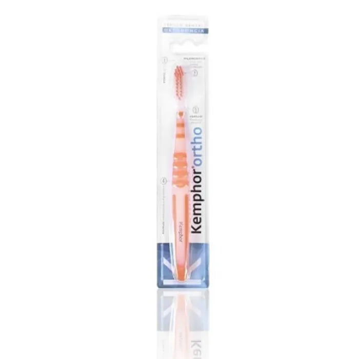 KEMPHOR KEMPHOR Ortho Kieferorthopädische Zahnbürste für Zahnspangen und Brackets Kosmetik