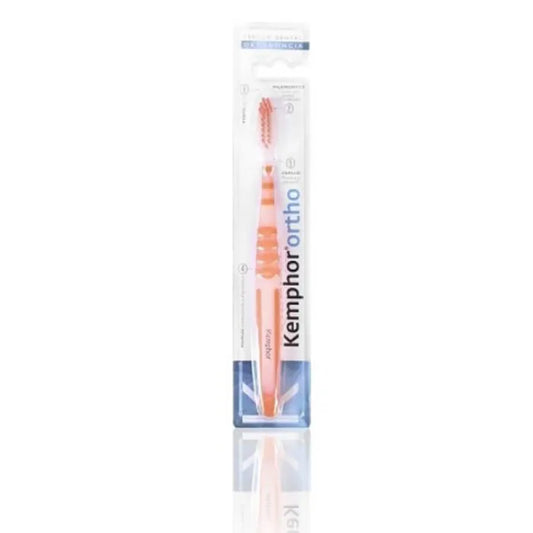 KEMPHOR KEMPHOR Ortho Kieferorthopädische Zahnbürste für Zahnspangen und Brackets Kosmetik