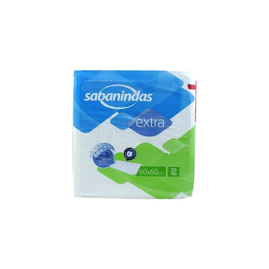 INDAS INDAS Sabanindas Extra Protect 60 x 60 cm Kosmetikpads 20 Stück