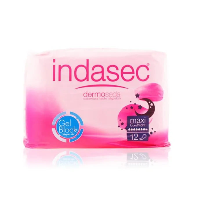 INDASEC INDASEC Dermoseda Good Night Inkontinenzkompressen Maxi 12 Stück Kosmetik