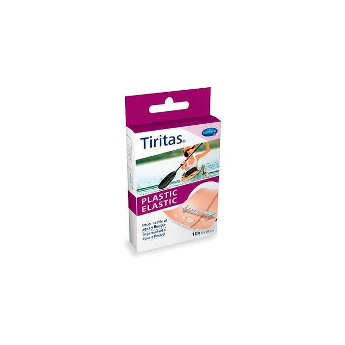 HARTMANN HARTMANN Kunststoff-Elastikpflaster 6 x 10 cm 10 Stück Pflasterverband Kosmetik