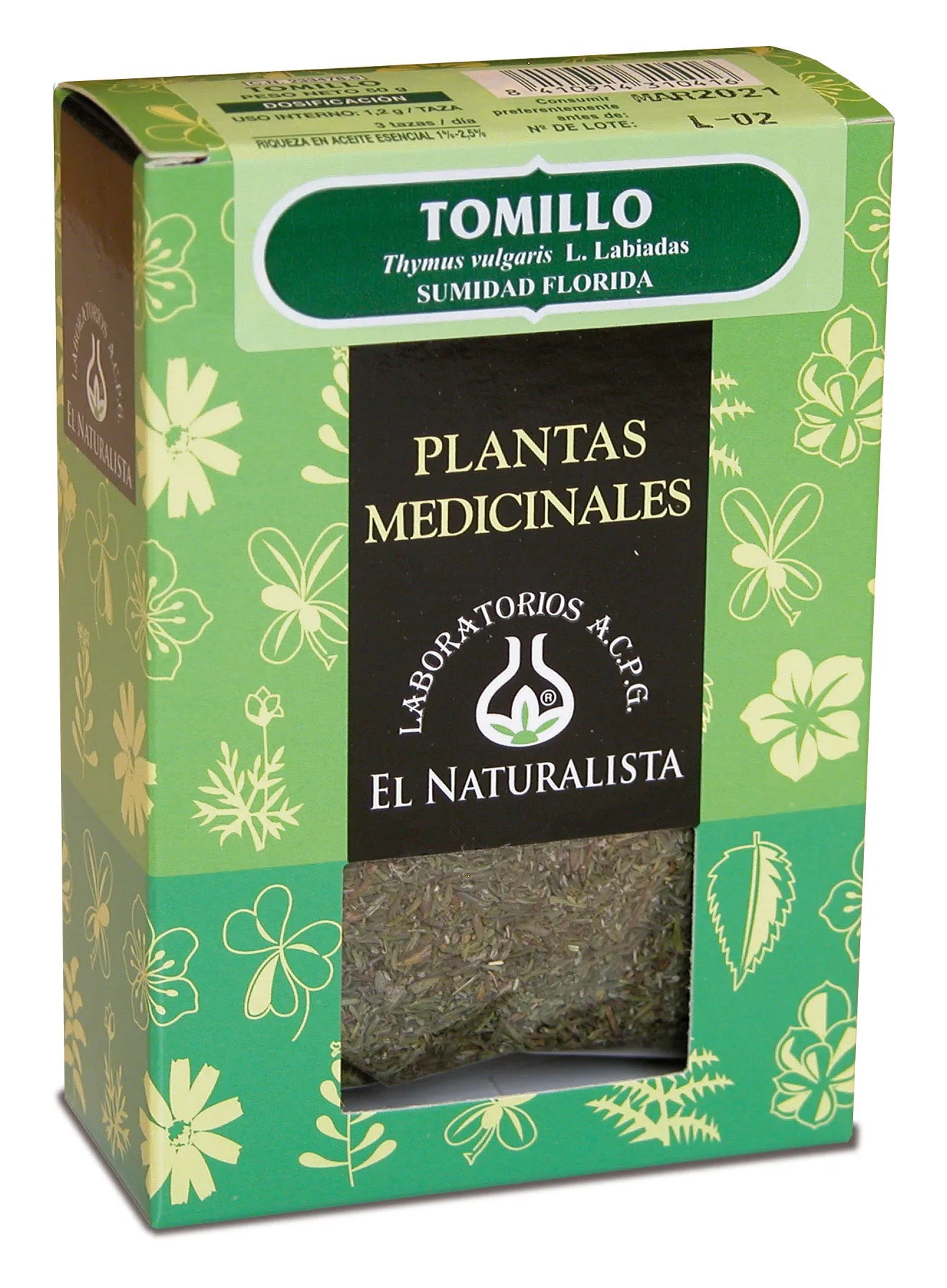 EL NATURAL EL NATURAL Tomillo Trociscos 50 g Kosmetikprodukt