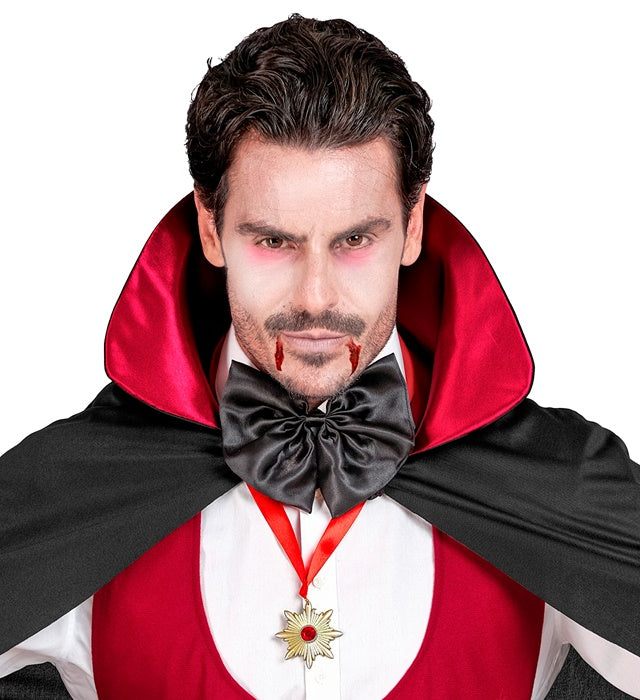 Dracula Medaillon in elegantem Design als Halloween- und Fasnacht Kostümzubehör