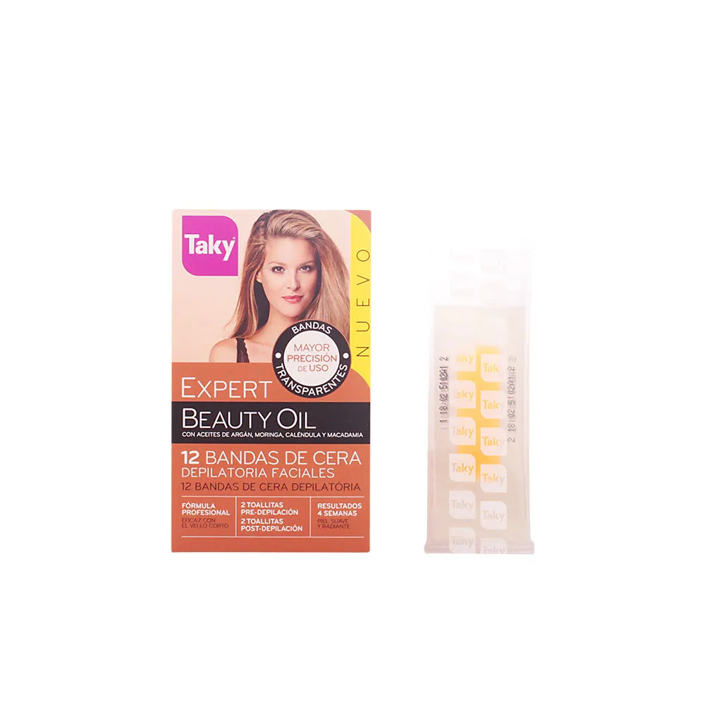 TAKY TAKY Oil Depilatory Gesichtswachsstreifen 12 Stück Kosmetik