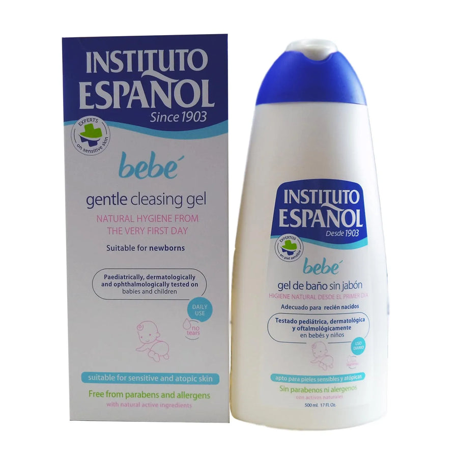 INSTITUTO ESPAÑOL INSTITUTO ESPAÑOL Baby Badegel ohne Seife für Neugeborene sensible Haut 500 ml