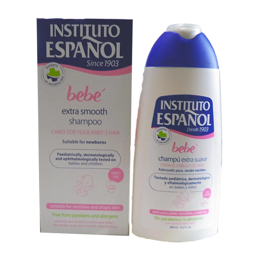 INSTITUTO ESPAÑOL INSTITUTO ESPAÑOL Baby Shampoo Extra Soft Newborn Sensitive Skin ohne Allergene 300 ml