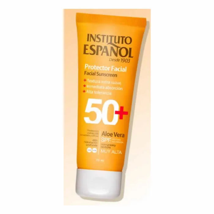 INSTITUTO ESPAÑOL INSTITUTO ESPAÑOL Facial Sunscreen Aloe Vera SPF 50 75 ml Sonnenschutz Gesicht Sonnencreme
