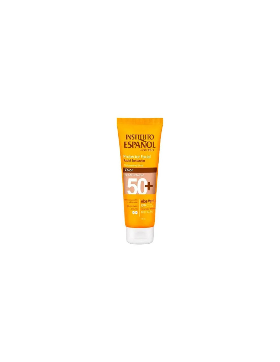 INSTITUTO ESPAÑOL Sol Tubo Facial Color SPF 50 75 ml Sonnenschutz Gesicht