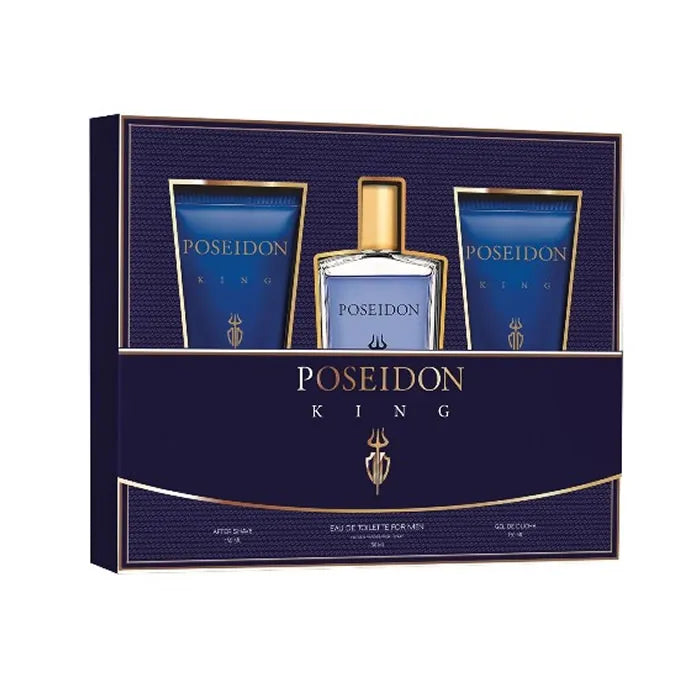 AIRE DE SEVILLA AIRE DE SEVILLA Poseidon King Men Eau de Toilette Spray 150 ml Set 3 Stück Parfüm