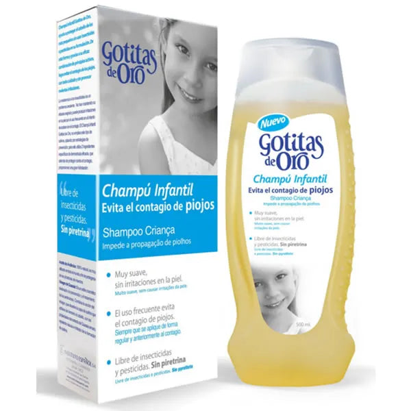 INSTITUTO ESPAÑOL INSTITUTO ESPAÑOL Gotitas De Oro Shampoo Anti Läuse 500 ml