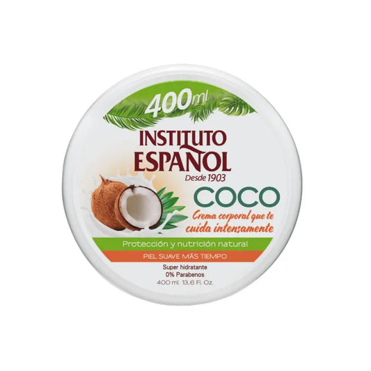 INSTITUTO ESPAÑOL INSTITUTO ESPAÑOL Body Cream Coconut Super Hydratant 400 ml Körpercreme Kokos