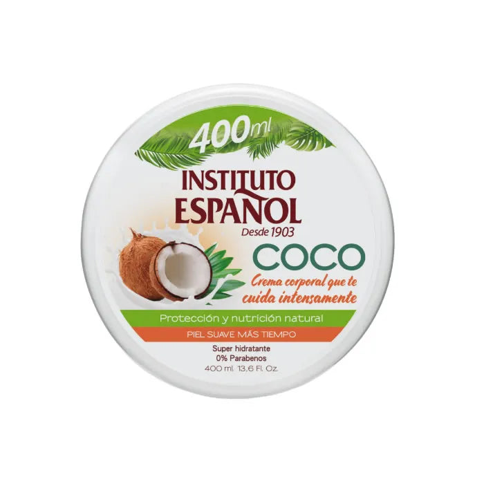INSTITUTO ESPAÑOL INSTITUTO ESPAÑOL Body Cream Coconut Super Hydratant 400 ml Körpercreme Kokos