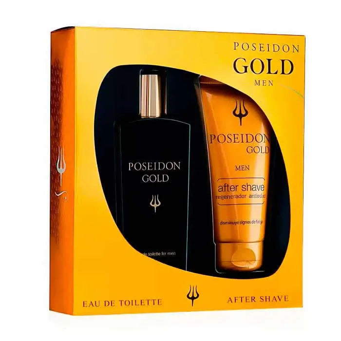 INSTITUTO ESPAÑOL INSTITUTO ESPAÑOL Poseidon Gold Men Eau de Toilette Spray 100 ml 2er Set Parfüm