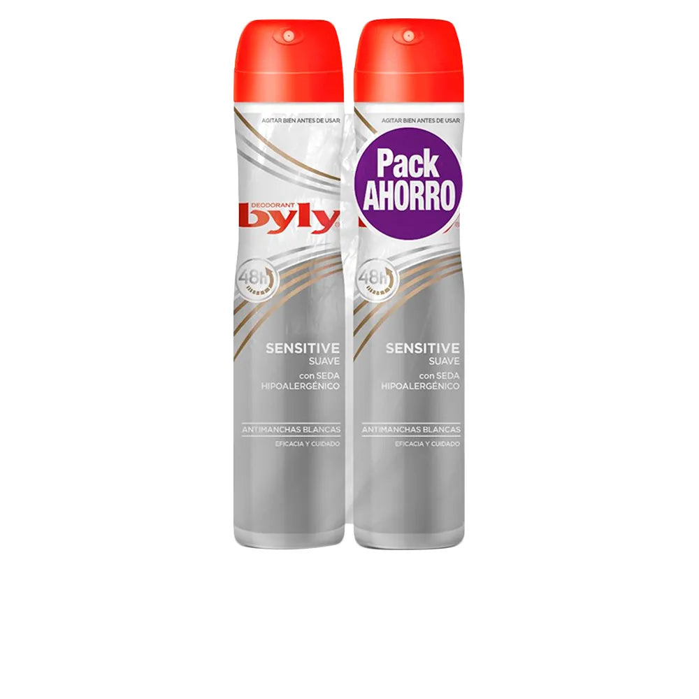 BYLY BYLY Sensitive Desodorant Spray 2 x 200 ml Deodorant Spray ohne Zusatzstoffe Kosmetik