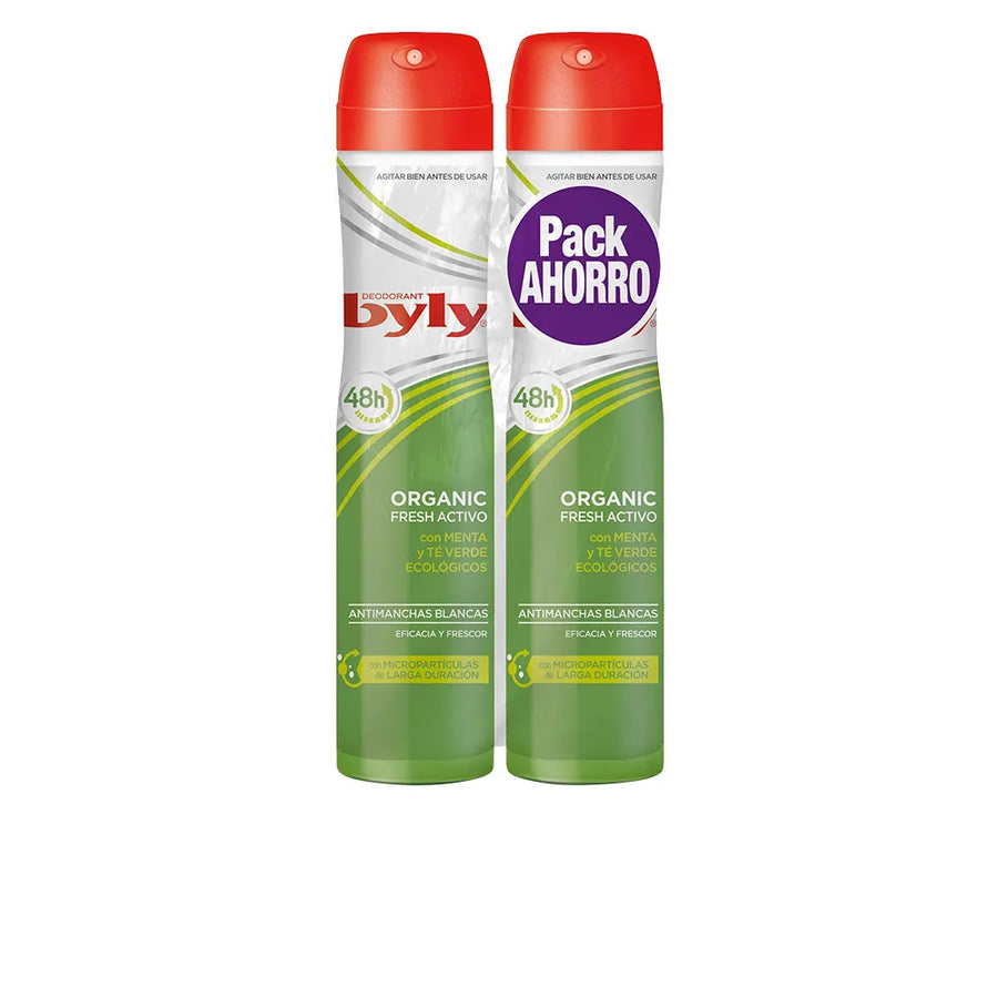 BYLY BYLY Organic Extra Fresh Desodorant Spray 2 x 200 ml Set Kosmetik