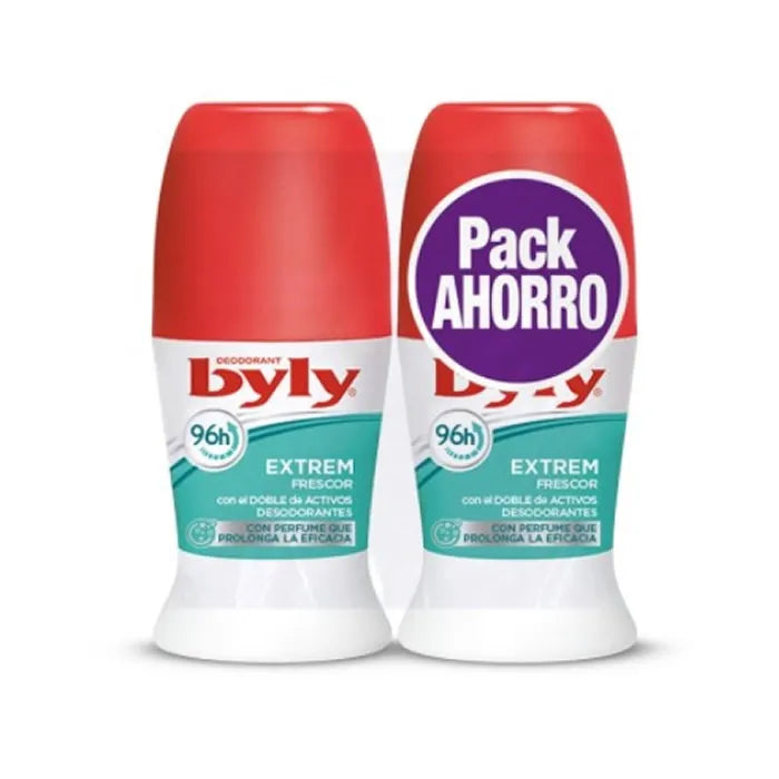 BYLY BYLY Extrem Freshness Roll-On Deodorant 2 x 50 ml Set