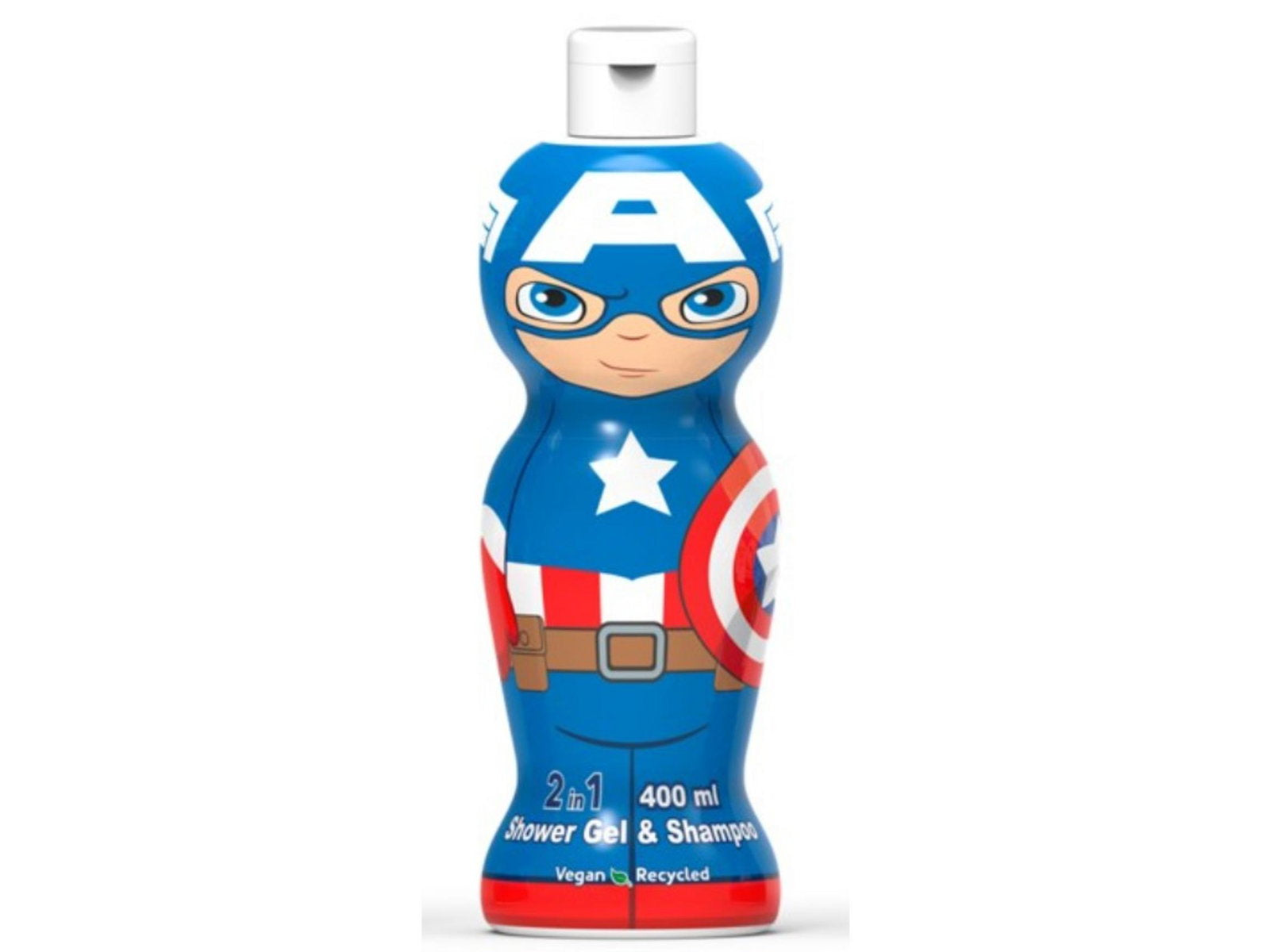 Marvel Marvel, Captain America, Duschgel & Shampoo 2-in-1, 400 ml Regular
