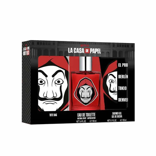 NETFLIX NETFLIX La Casa De Papel Eau de Toilette Spray 100 ml Set 3 Stück Parfüm