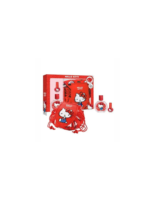 CARTOON CARTOON Hello Kitty Eau de Toilette 50 ml mit Kosmetiktasche und Nagellack Set Parfüm