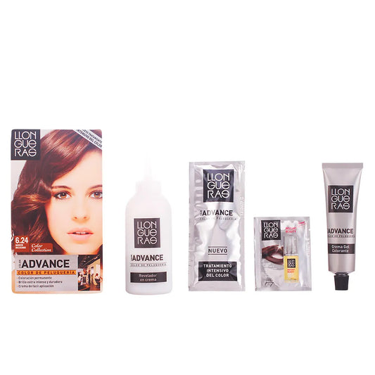 LLONGUERAS LLONGUERAS Color Advance Haarfarbe 6,24 Macadamia Brown Braun