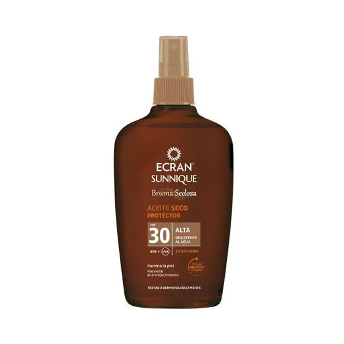 ECRAN ECRAN Sunnique Schützendes Trockenöl SPF 30 100 ml Seidiger Dunst Sonnenschutz Sonnenpflege