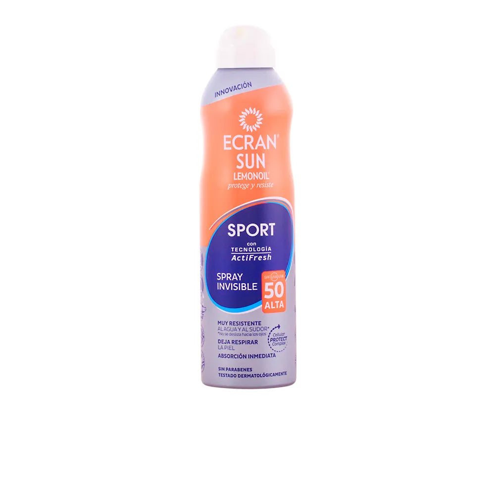 ECRAN ECRAN Sun Lemonoil Sport Unsichtbares Sonnenspray SPF 50 250 ml Sonnenpflege