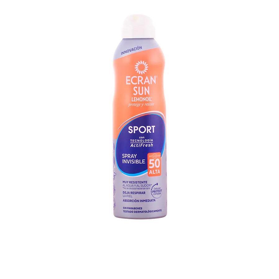 ECRAN Sun Lemonoil Sport Unsichtbares Sonnenspray SPF 50 250 ml Sonnenpflege