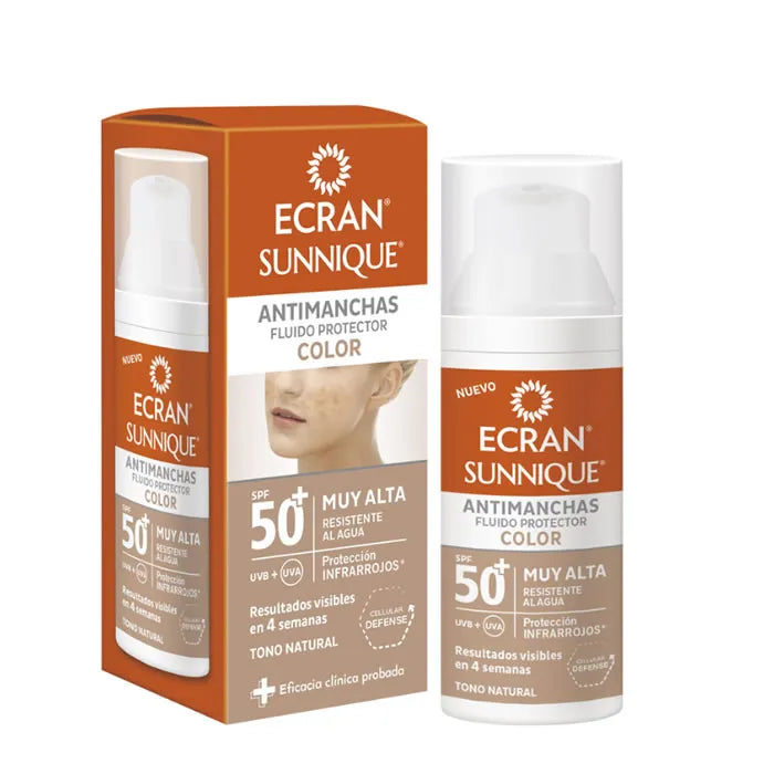 ECRAN ECRAN Sunnique Antimanchas Color Sonnenschutz SPF 50 50 ml Sonnenpflege