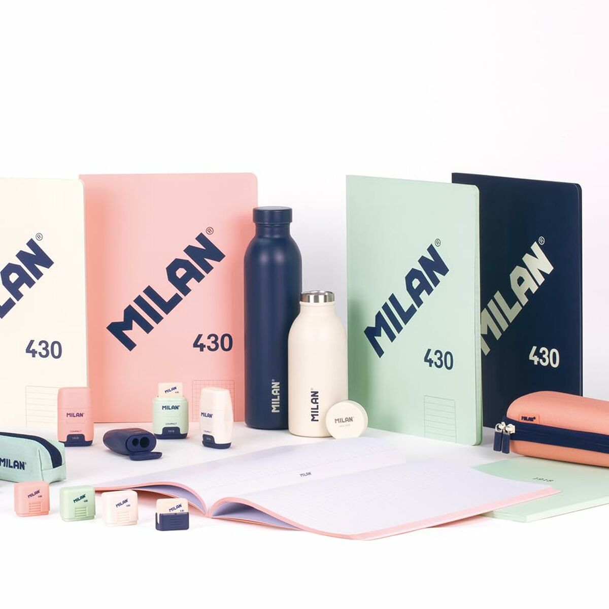Notizbuch Milan 430 grün A4 48 Blatt (3 Stück)