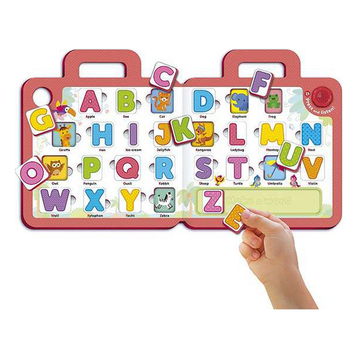 Reig Pädagogisches Spielzeug Reig Handtasche Zahlen 18 Stücke Alphabet