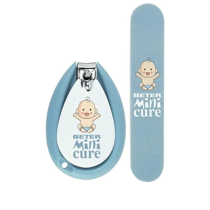 BETER BETER Baby Maniküre Duo Set Blau Nagelpflege Kit für Babys Kosmetik