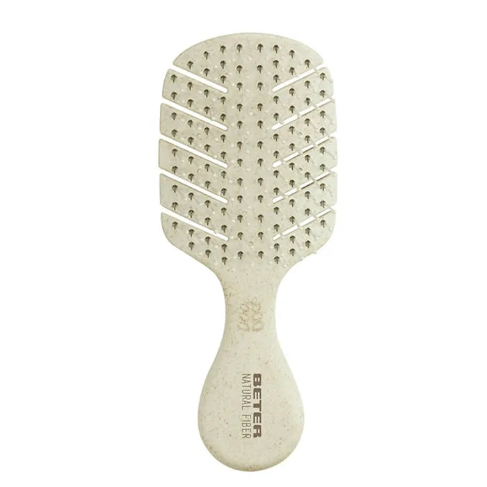 BETER BETER Detangling Mini Haarbürste Natural Fiber Beige kompakt und handlich Kosmetik