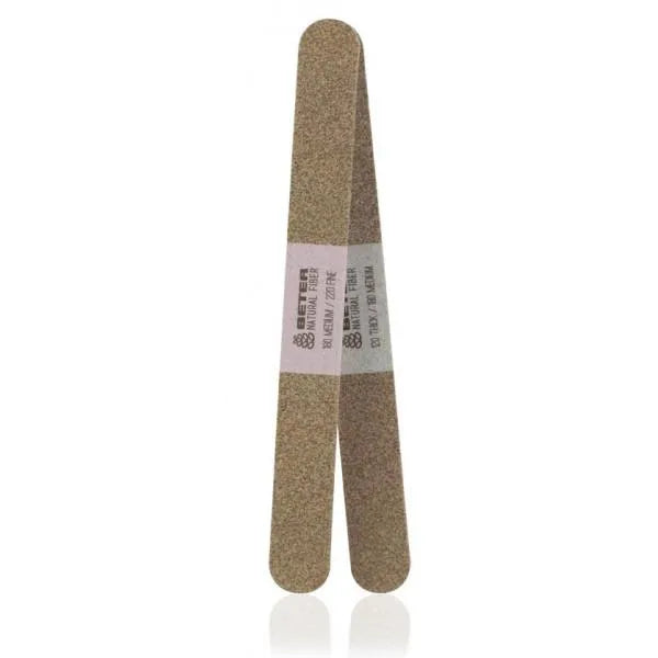 BETER BETER Natural Fiber Nagelfeilen 2 Stück für natürliche Nägel Kosmetik