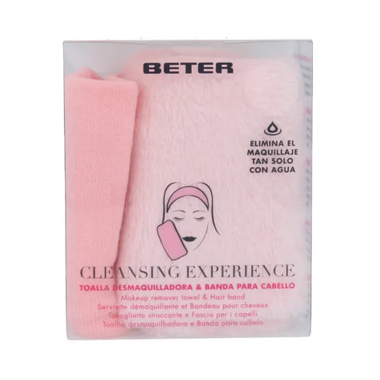 BETER BETER Cleansing Experience Make-up Entferner Tuch und Haarband Set Haarpflege