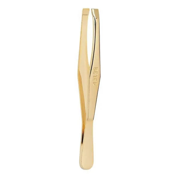 BETER BETER Pinzette Gilded mit gerader Spitze für präzises Zupfen Kosmetik
