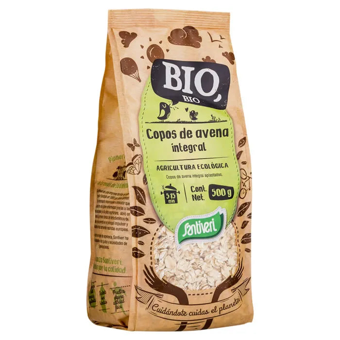 SANTIVERI SANTIVERI Bio Vollkorn Haferflocken 500 g Beutel Kosmetik