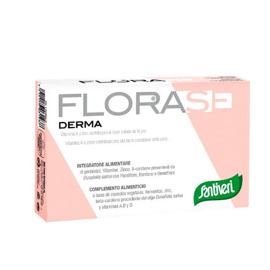 SANTIVERI Santiveri Florase Derma 40 Kapseln Nahrungsergänzung für Hautpflege Kosmetik