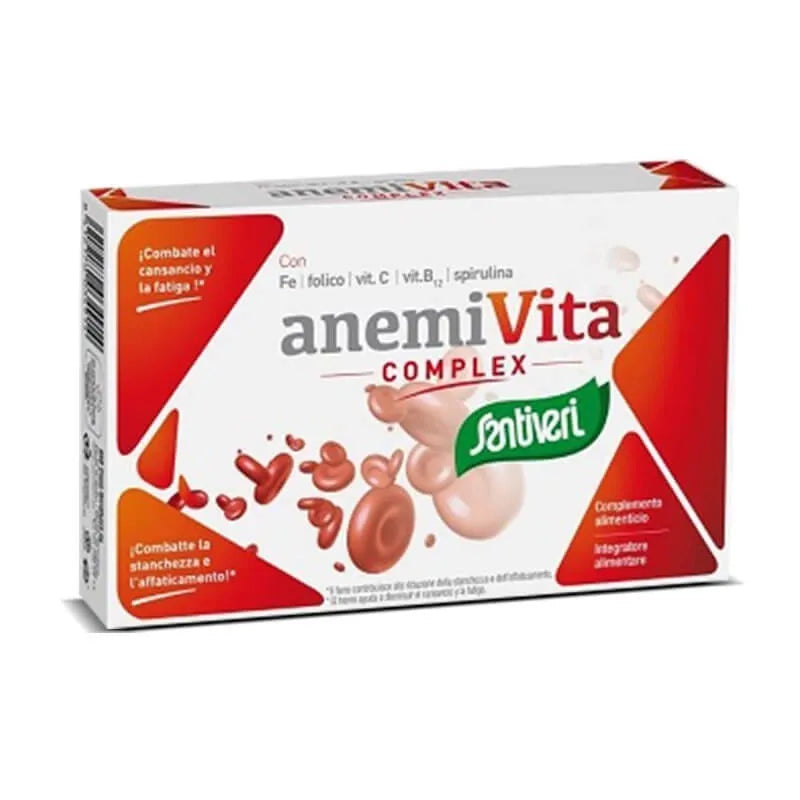SANTIVERI Santiveri Anemivita Complex Eisen 40 Kapseln Nahrungsergänzungsmittel Kosmetik
