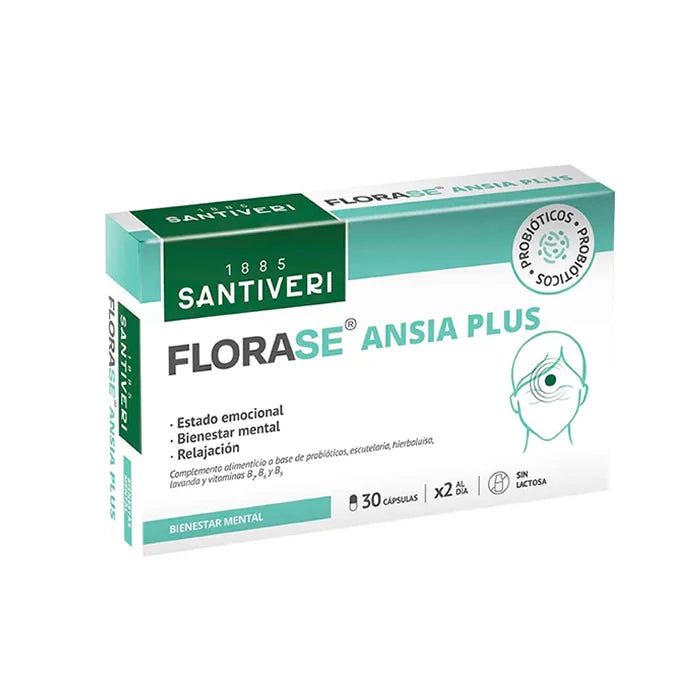 SANTIVERI SANTIVERI Florase Ansia Plus 40 Kapseln Nahrungsergänzungsmittel Kosmetik