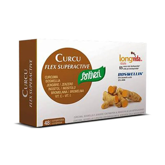 SANTIVERI Santiveri Curcu Flex Superactive 48 Tabletten Nahrungsergänzung Kosmetik