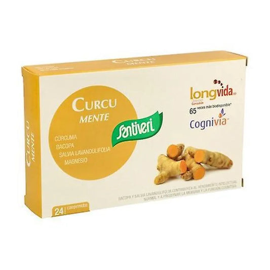 SANTIVERI SANTIVERI Curcu Mente 24 Tabletten Nahrungsergänzungsmittel Kosmetik