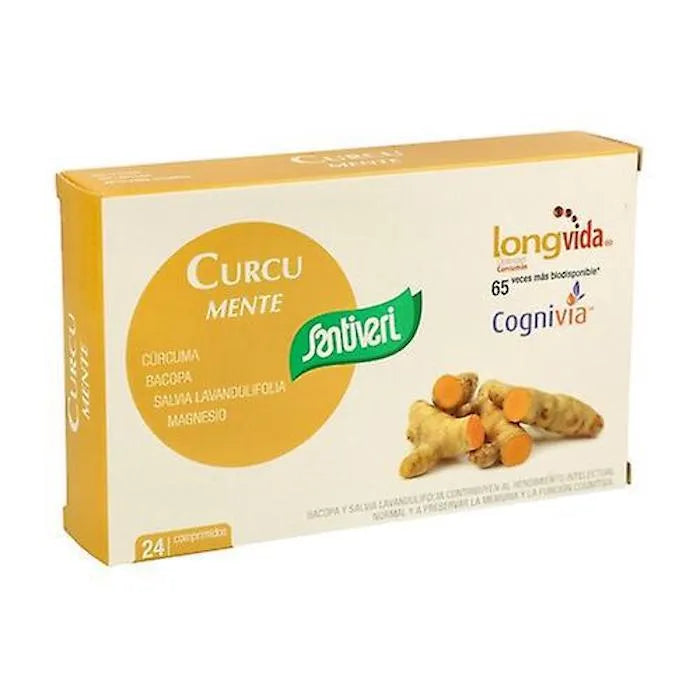 SANTIVERI SANTIVERI Curcu Mente 24 Tabletten Nahrungsergänzungsmittel Kosmetik