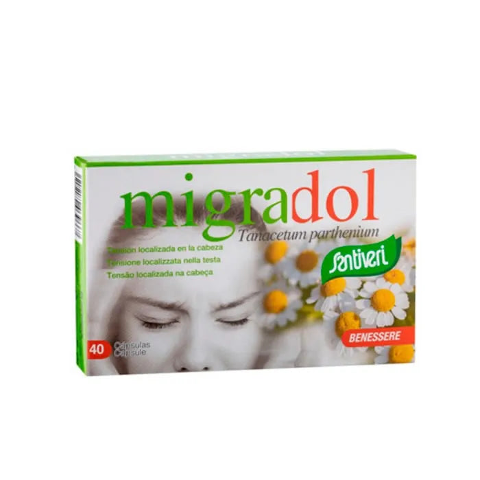 SANTIVERI SANTIVERI Migradol Tanacetum 40 Kapseln Nahrungsergänzungsmittel Kosmetik