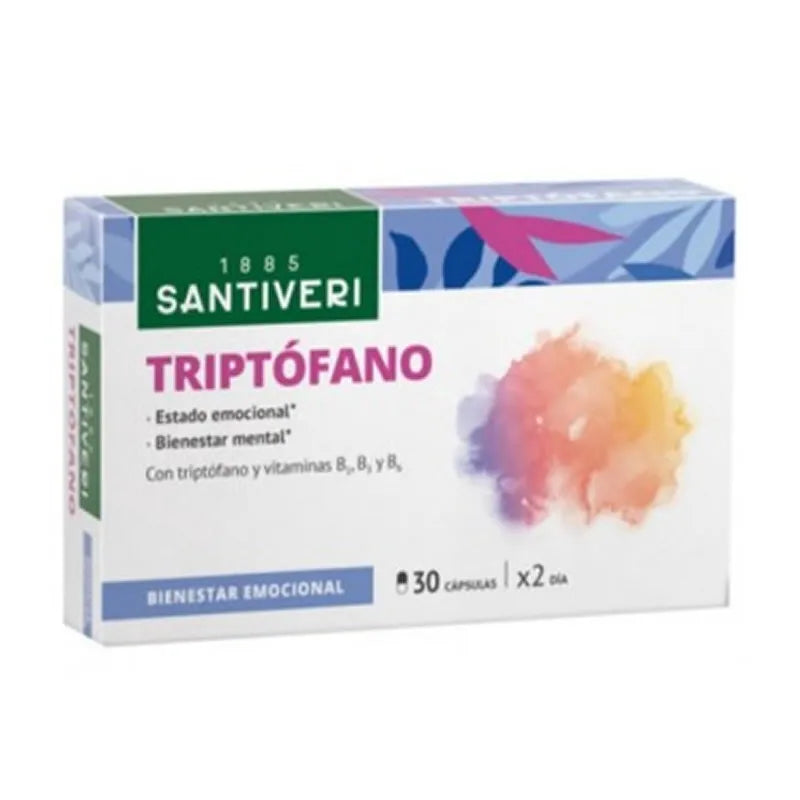 SANTIVERI Santiveri Tryptophan 30 Kapseln Emotionales Wohlbefinden Nahrungsergänzung Kosmetik