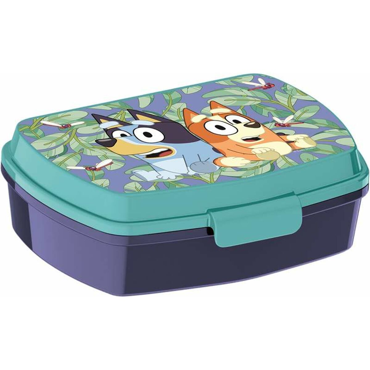Bluey Sandwichmaker für Kinder rechteckig himmelblau