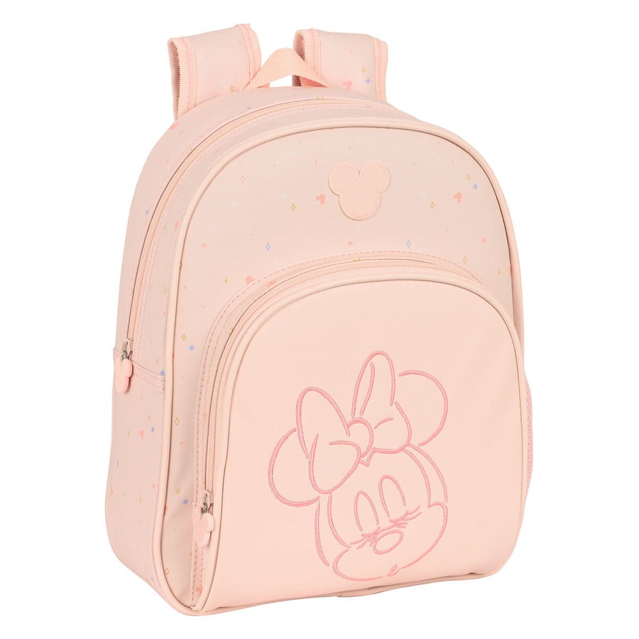 Minnie Mouse Baby Schulrucksack rosa 28 x 34 x 10 cm – Produktansicht