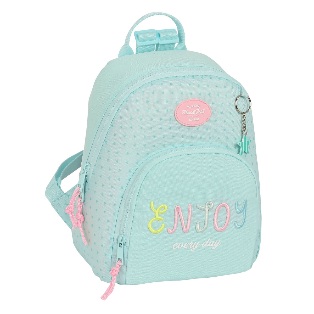 BlackFit8 Enjoy Mini Rucksack grün für Kinder 25 x 30 x 13 cm – Produktansicht