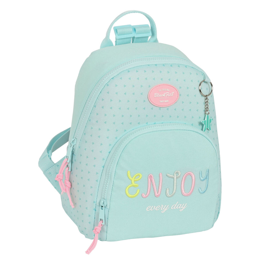 BlackFit8 Enjoy Mini Rucksack grün für Kinder 25 x 30 x 13 cm – Produktansicht